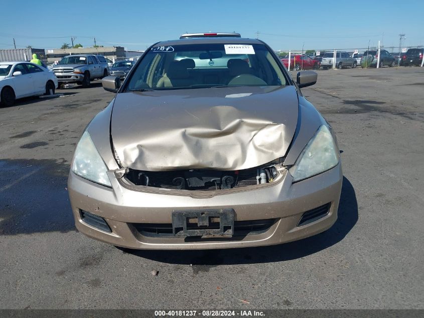 2006 Honda Accord 2.4 Ex VIN: 1HGCM56886A007374 Lot: 40181237