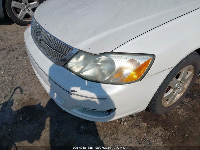 2002 Toyota Avalon Xl VIN: 4T1BF28B72U244874 Lot: 40181338