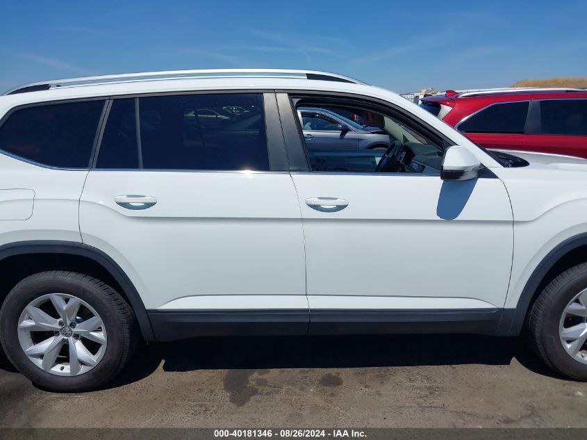 2018 Volkswagen Atlas 3.6L V6 S VIN: 1V2GR2CAXJC540779 Lot: 40181346