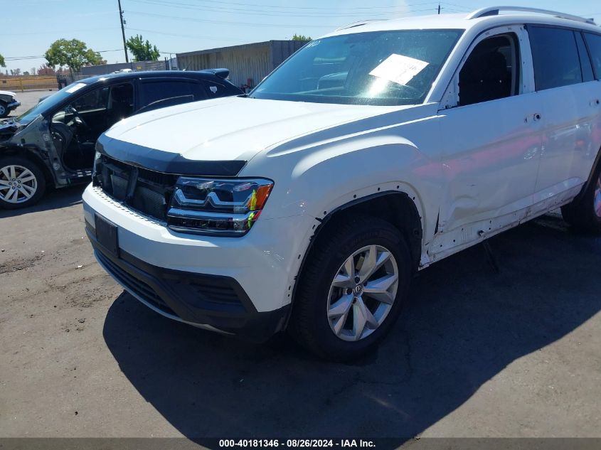 2018 Volkswagen Atlas 3.6L V6 S VIN: 1V2GR2CAXJC540779 Lot: 40181346