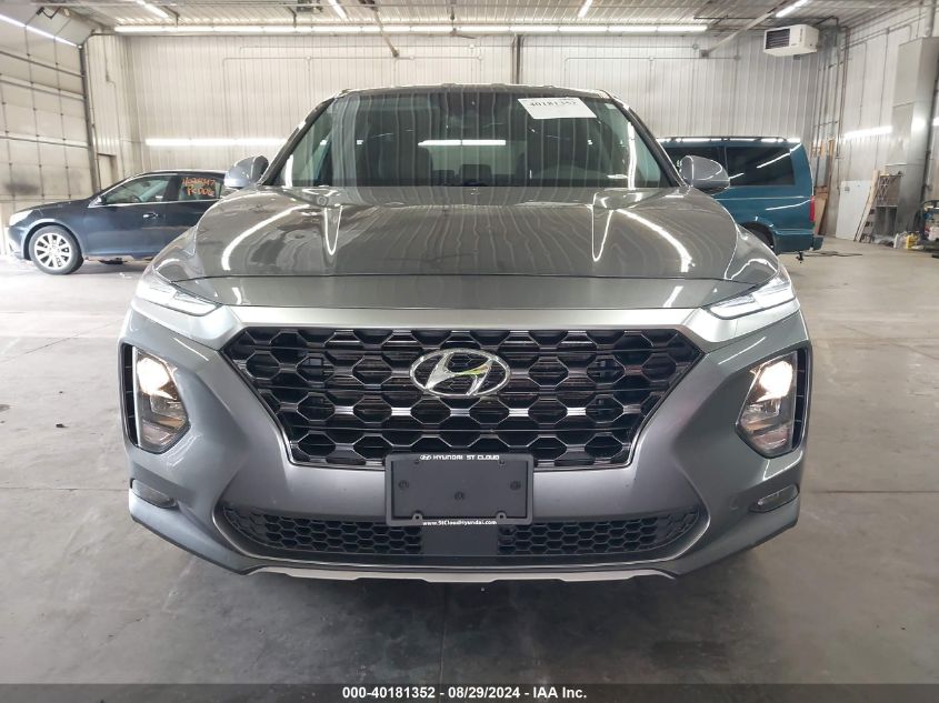 2019 Hyundai Santa Fe Sel VIN: 5NMS3CAD3KH127900 Lot: 40181352