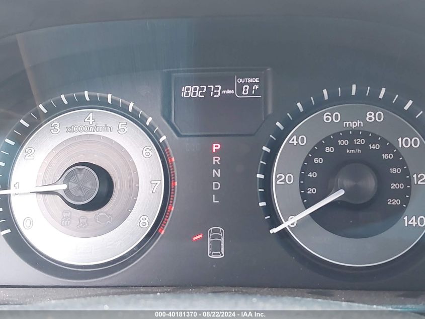 2012 Honda Odyssey Ex-L VIN: 5FNRL5H62CB027971 Lot: 40181370