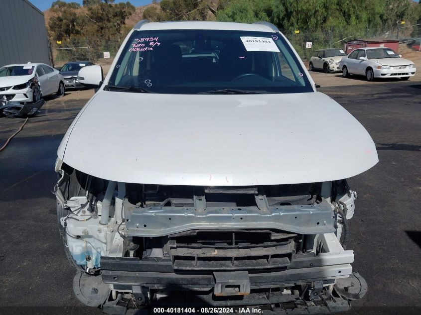 2019 Mitsubishi Outlander Sel VIN: JA4AD3A36KZ007272 Lot: 40181404