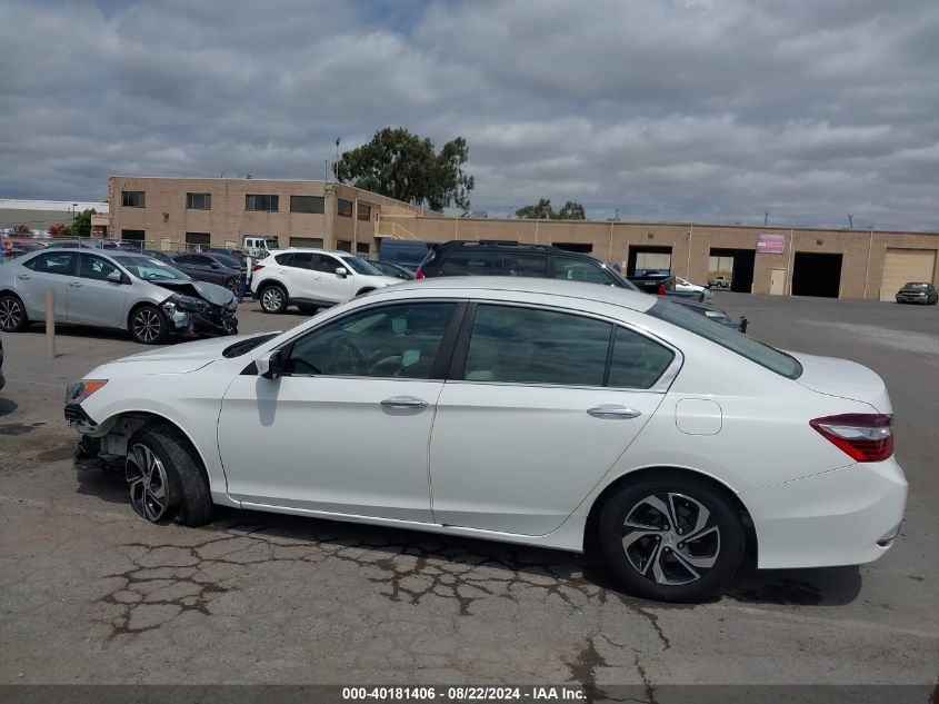 2017 Honda Accord Lx VIN: 1HGCR2F38HA226231 Lot: 40181406