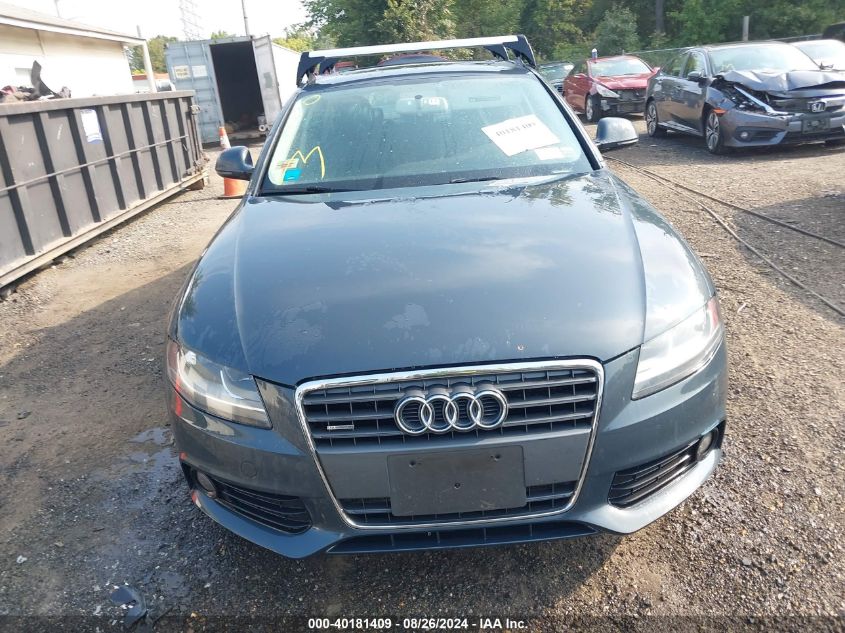 2009 Audi A4 2.0T Premium VIN: WAULF78K59N063554 Lot: 40181409