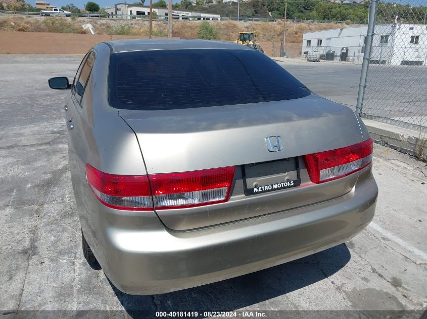 2003 Honda Accord 2.4 Ex VIN: JHMCM56603C065233 Lot: 40181419