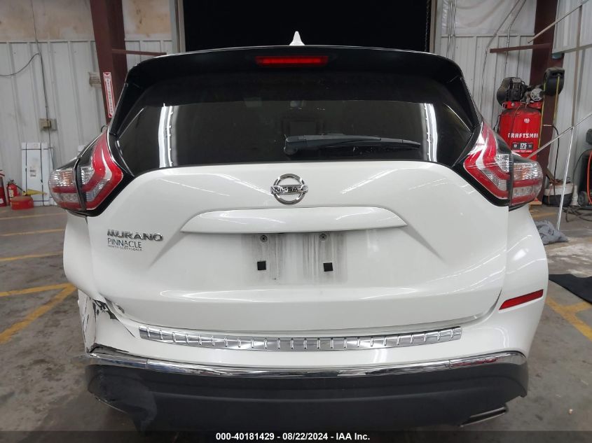 2017 Nissan Murano S VIN: 5N1AZ2MG1HN197395 Lot: 40181429