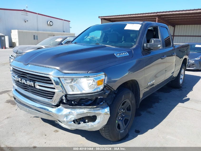 2021 Ram 1500 Big Horn Quad Cab 4X2 6'4 Box VIN: 1C6RREBG2MN501573 Lot: 40181444