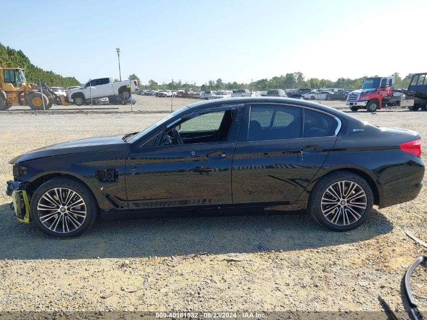 2019 BMW 530E xDrive Iperformance VIN: WBAJB1C53KB375459 Lot: 40181532