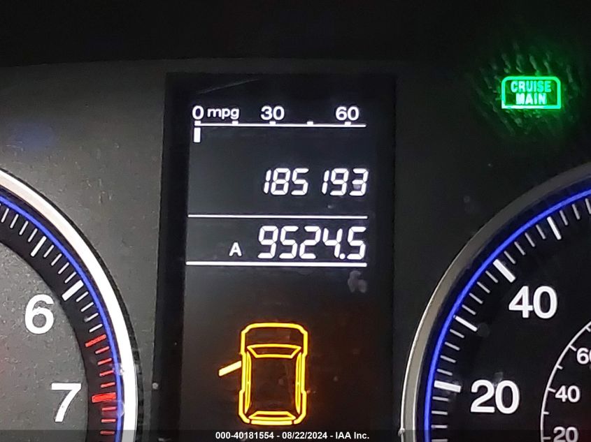 2008 Honda Cr-V Lx VIN: JHLRE48338C081460 Lot: 40181554