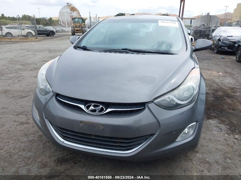 2012 Hyundai Elantra Gls Pzev VIN: 5NPDH4AE4CH111363 Lot: 40181558