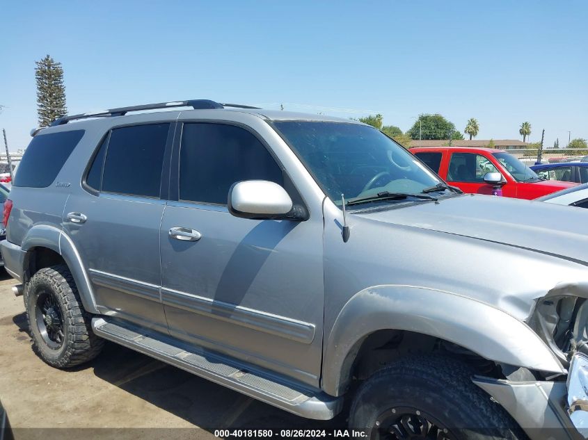 2002 Toyota Sequoia Limited V8 VIN: 5TDZT38A12S109628 Lot: 40181580