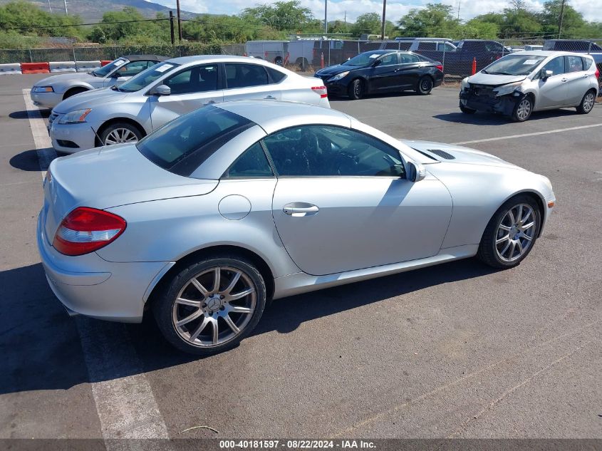 2006 Mercedes-Benz Slk 350 VIN: WDBWK56F56F105828 Lot: 40181597