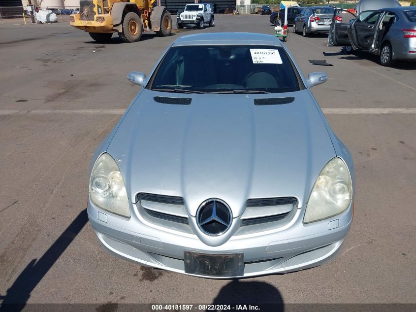 2006 Mercedes-Benz Slk 350 VIN: WDBWK56F56F105828 Lot: 40181597