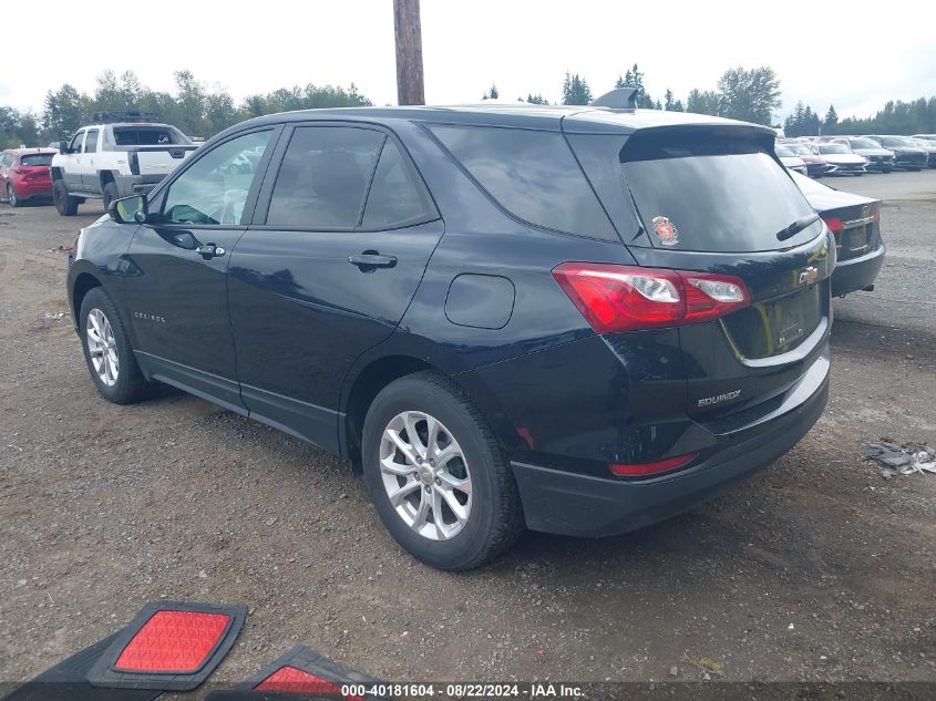 2021 Chevrolet Equinox Awd Ls VIN: 3GNAXSEV6MS115885 Lot: 40291150