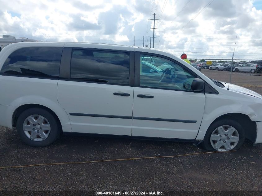 2010 Dodge Grand Caravan C/V VIN: 2D4CN1AEXAR362264 Lot: 40181649