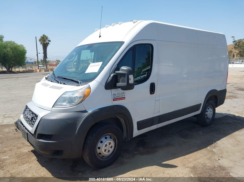 VIN 3C6TRVCG0KE539115 2019 RAM PROMASTER 2500 2500 HIGH