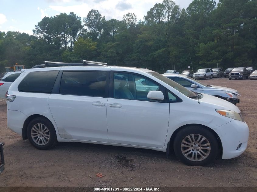 2014 Toyota Sienna Xle V6 8 Passenger VIN: 5TDYK3DC0ES480824 Lot: 40181731