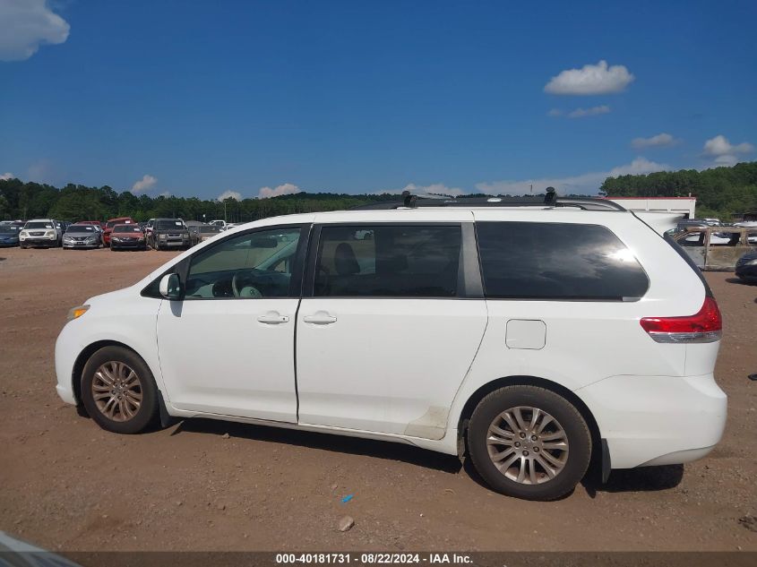 2014 Toyota Sienna Xle V6 8 Passenger VIN: 5TDYK3DC0ES480824 Lot: 40181731