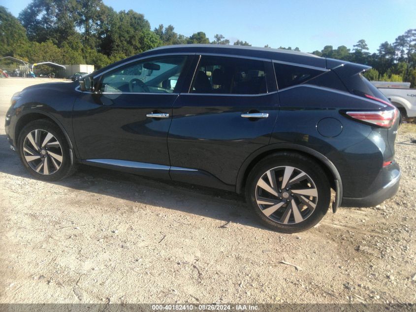 2015 Nissan Murano Platinum VIN: 5N1AZ2MH0FN262596 Lot: 40182410