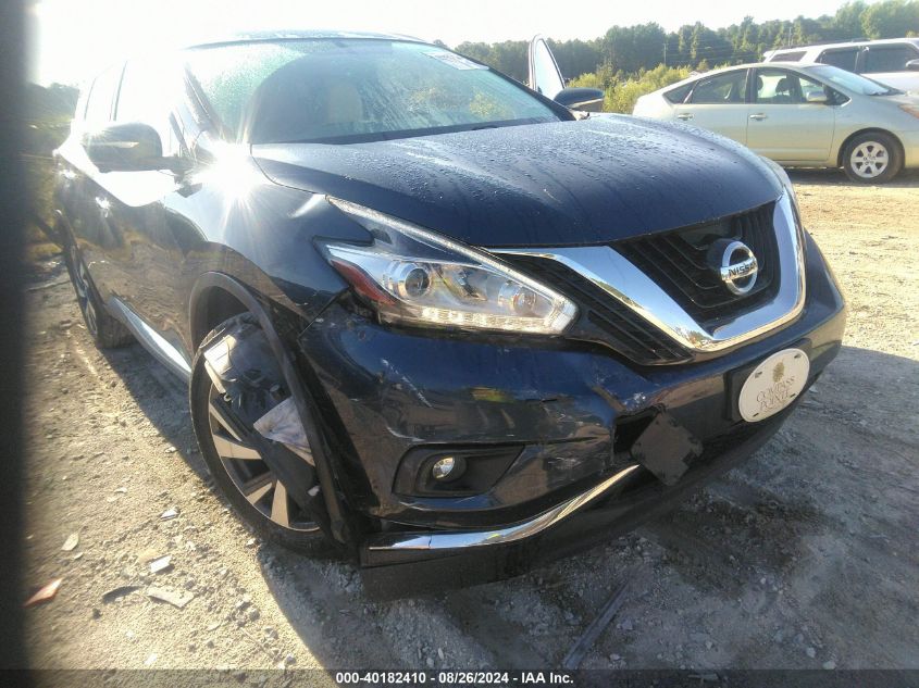 2015 Nissan Murano Platinum VIN: 5N1AZ2MH0FN262596 Lot: 40182410