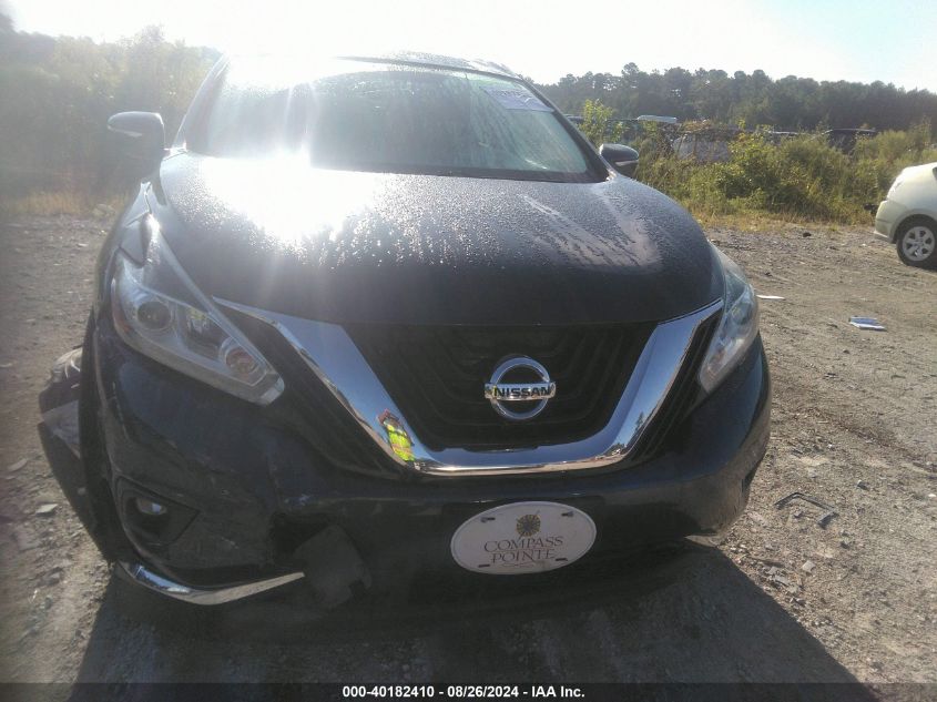 2015 Nissan Murano Platinum VIN: 5N1AZ2MH0FN262596 Lot: 40182410