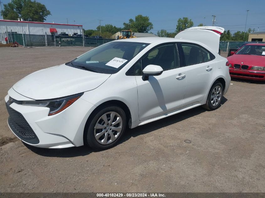 2022 TOYOTA COROLLA LE - JTDEPMAE7NJ206078