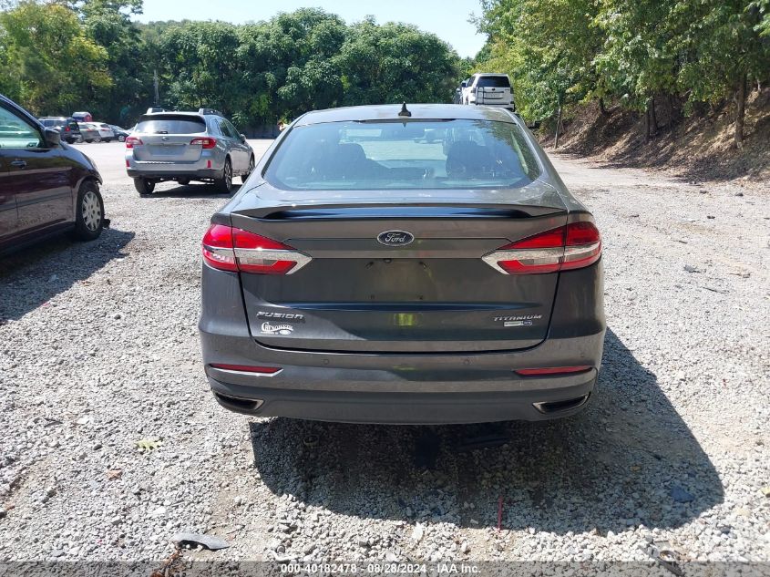 2019 Ford Fusion Titanium VIN: 3FA6P0D93KR124299 Lot: 40182478