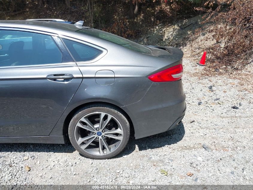 2019 FORD FUSION TITANIUM - 3FA6P0D93KR124299