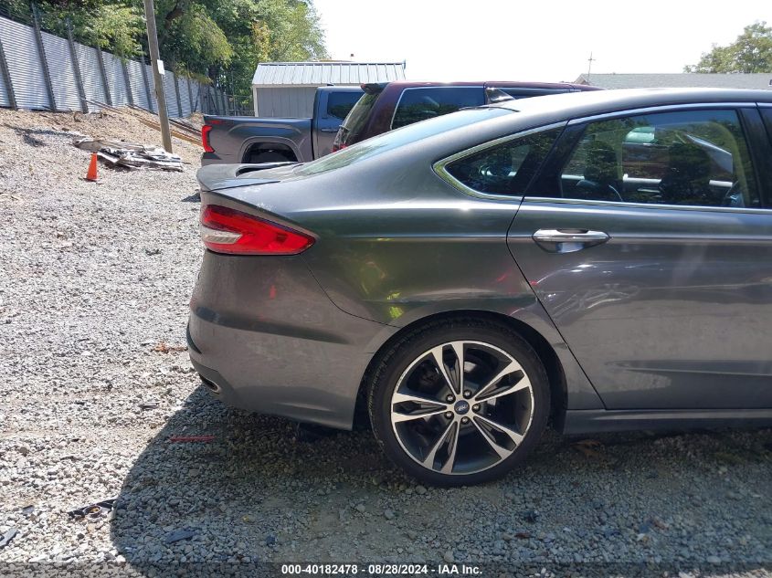 2019 Ford Fusion Titanium VIN: 3FA6P0D93KR124299 Lot: 40182478