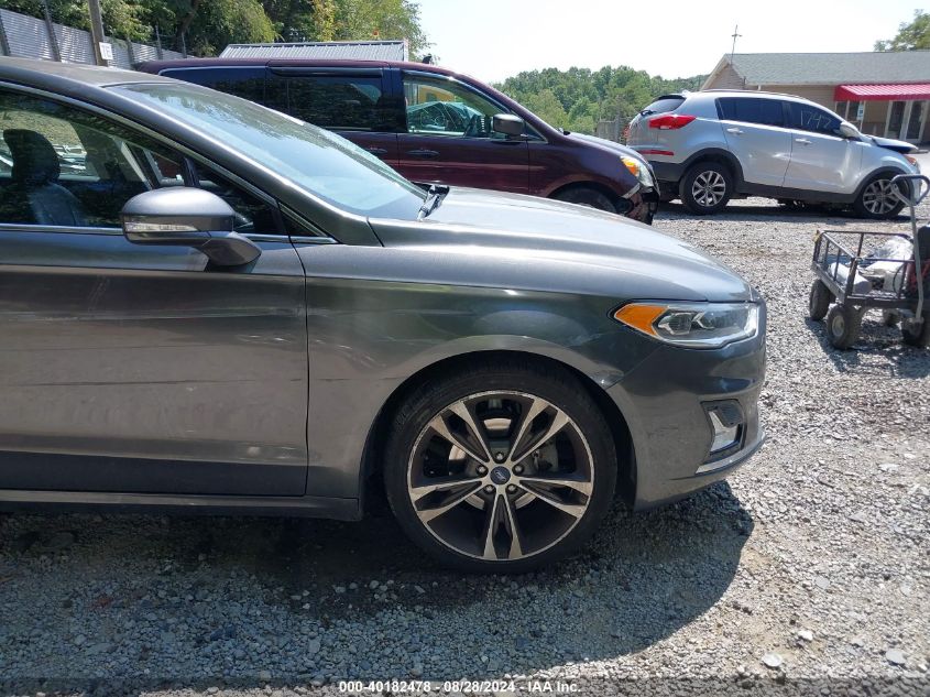 2019 Ford Fusion Titanium VIN: 3FA6P0D93KR124299 Lot: 40182478