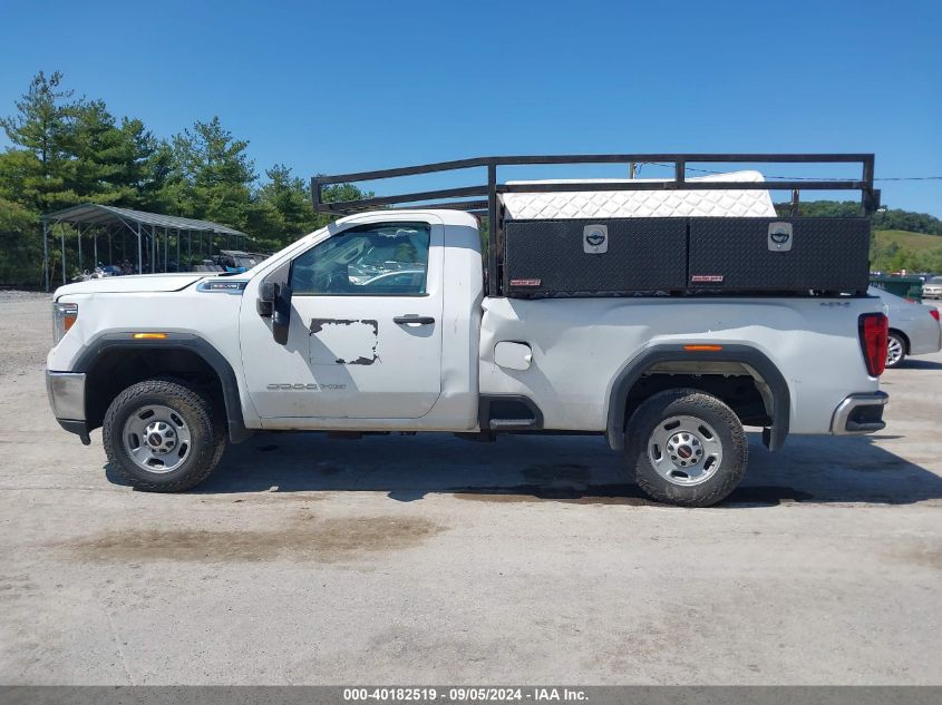 2021 GMC Sierra 2500Hd 4Wd Regular Cab Long Bed VIN: 1GT39LE70MF213530 Lot: 40182519