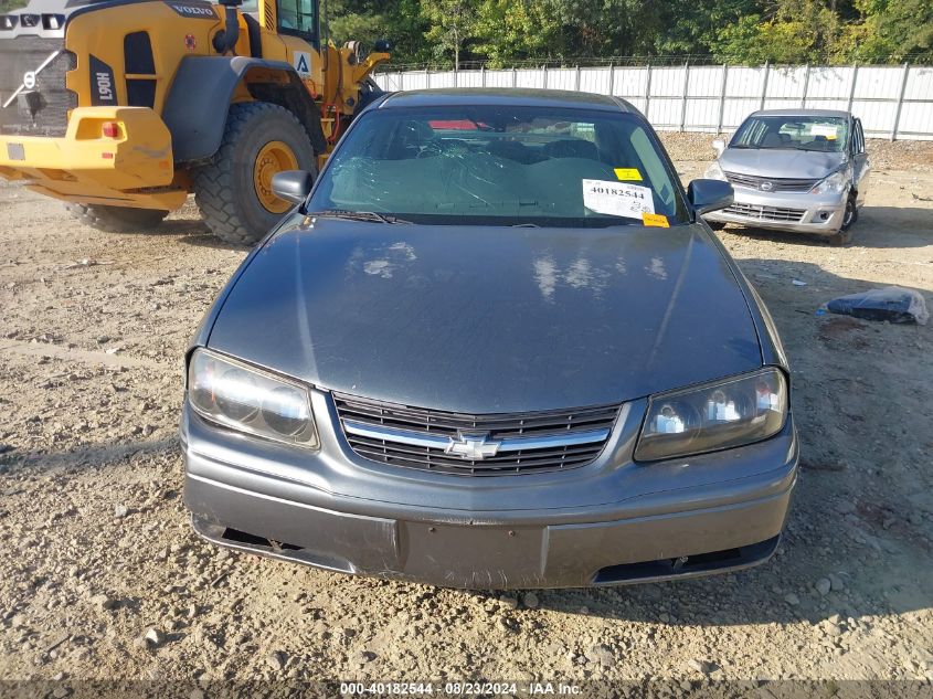 2005 Chevrolet Impala Ls VIN: 2G1WH52K759220563 Lot: 40182544