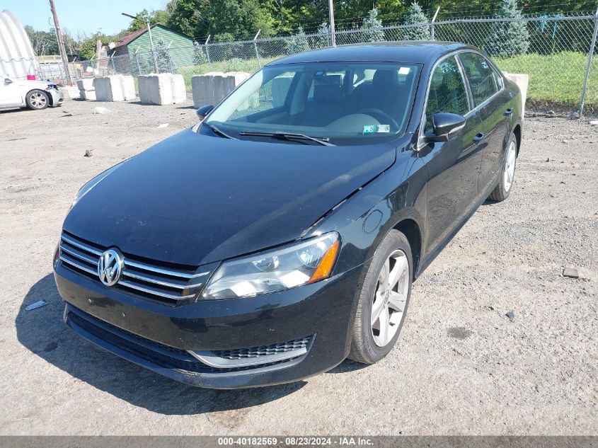 2012 Volkswagen Passat 2.5L Se VIN: 1VWBP7A35CC022324 Lot: 40182569