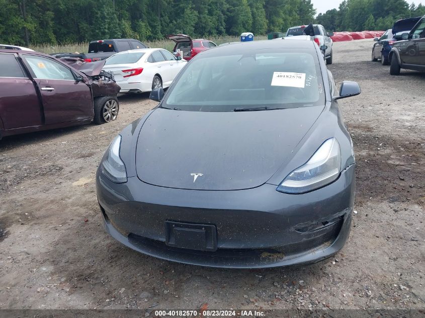 2021 Tesla Model 3 Standard Range Plus Rear-Wheel Drive VIN: 5YJ3E1EAXMF091646 Lot: 40182570