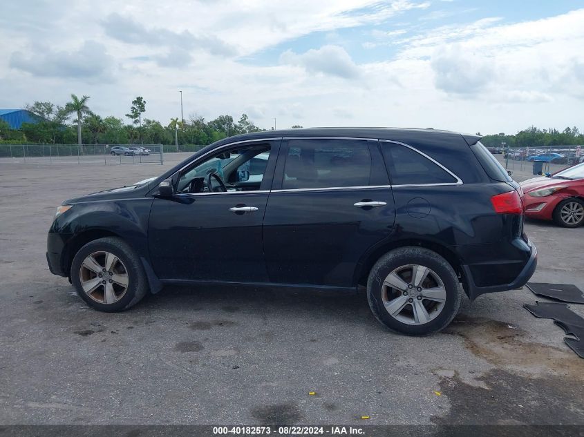 2013 Acura Mdx Technology Package VIN: 2HNYD2H31DH504022 Lot: 40182573