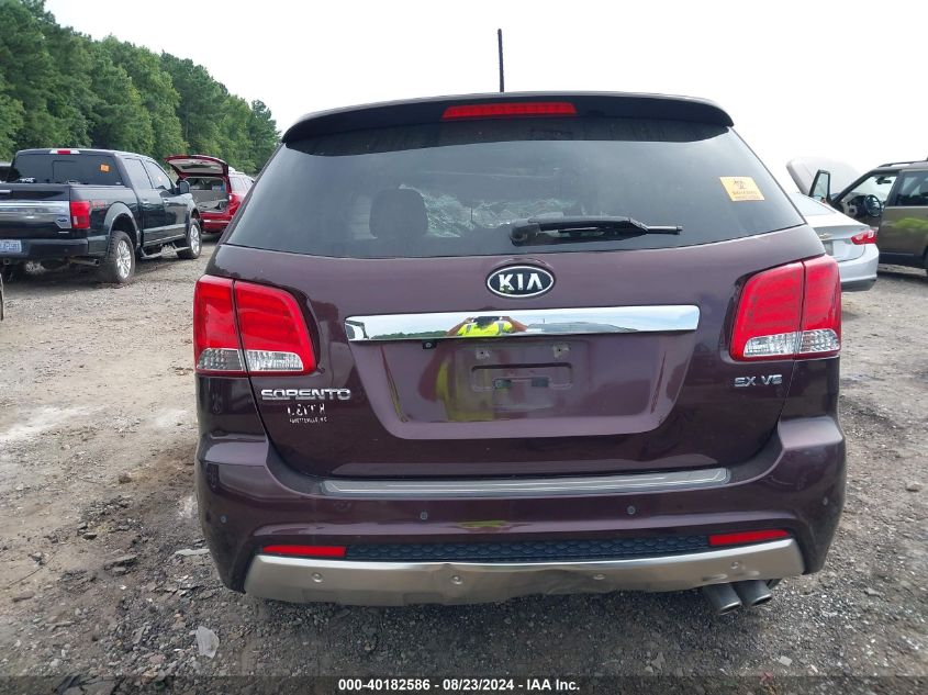 2013 Kia Sorento Sx VIN: 5XYKW4A28DG396581 Lot: 40182586