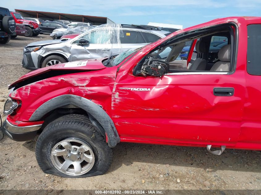 2002 Toyota Tacoma Prerunner V6 VIN: 5TESN92NX2Z897449 Lot: 40182592