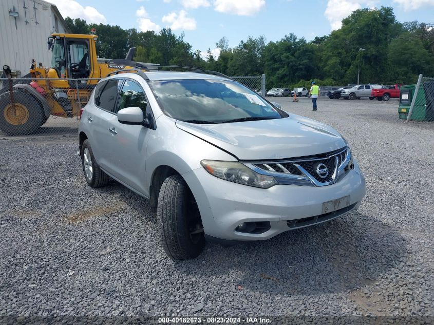 2014 Nissan Murano Sv VIN: JN8AZ1MW4EW520077 Lot: 40182673