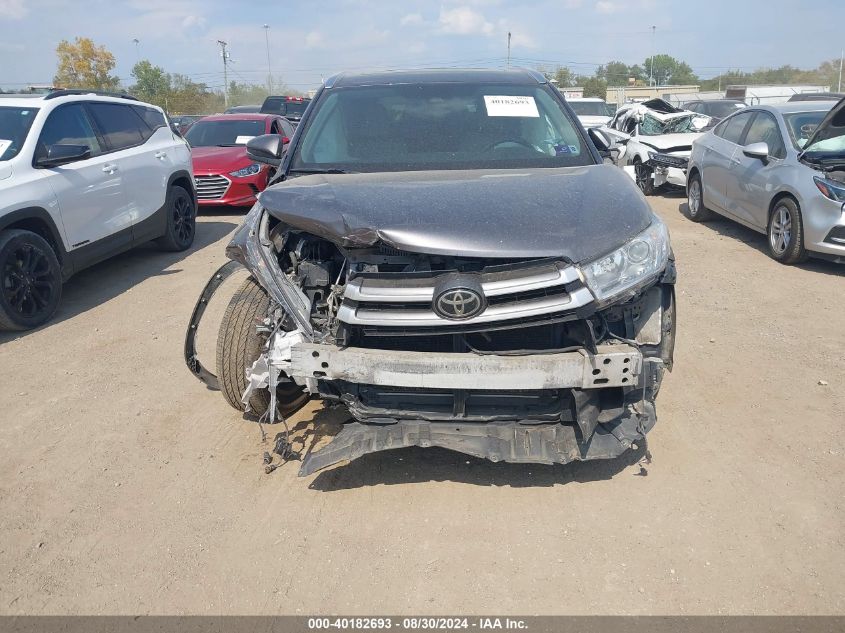 2017 Toyota Highlander Xle VIN: 5TDJZRFH7HS444335 Lot: 40182693