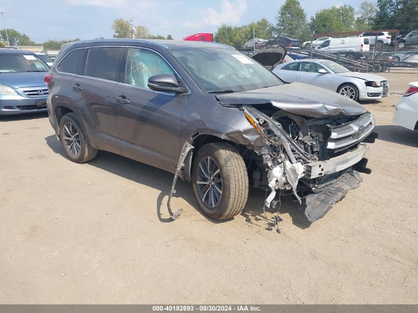 2017 TOYOTA HIGHLANDER XLE - 5TDJZRFH7HS444335