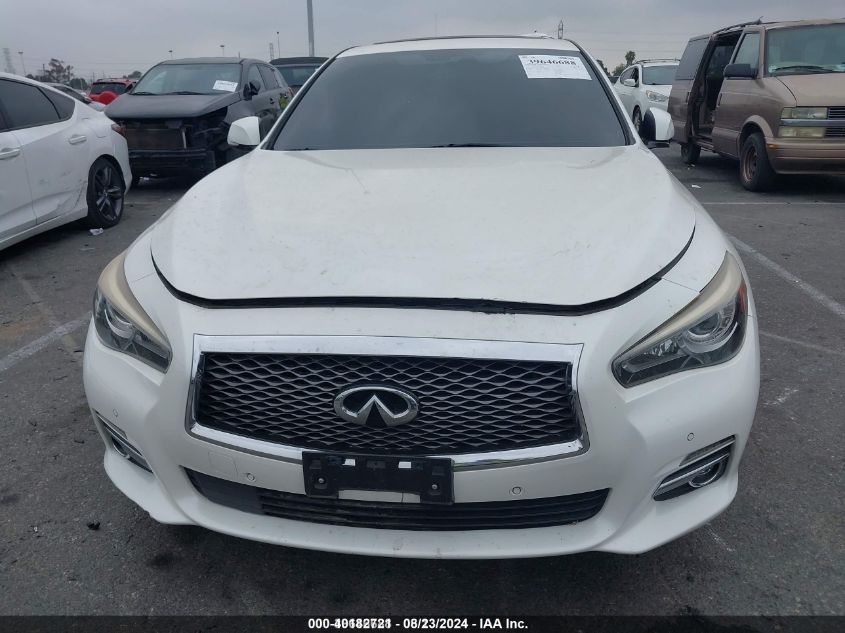 2016 Infiniti Q50 Hybrid VIN: JN1AV7AP9GM490289 Lot: 40182721