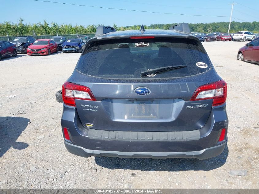 2016 Subaru Outback 2.5I Premium VIN: 4S4BSAFC4G3309324 Lot: 40182737