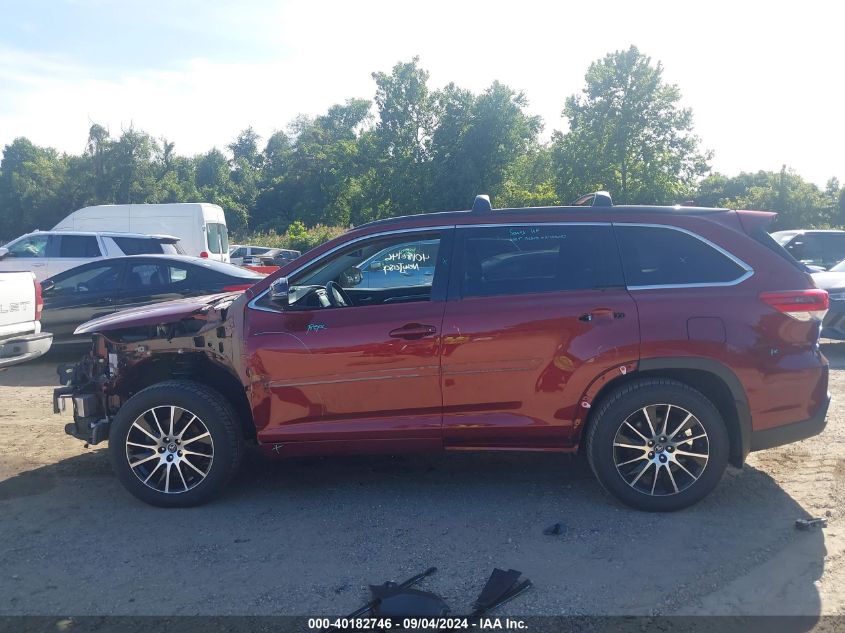 2018 Toyota Highlander Se VIN: 5TDJZRFH0JS536277 Lot: 40182746