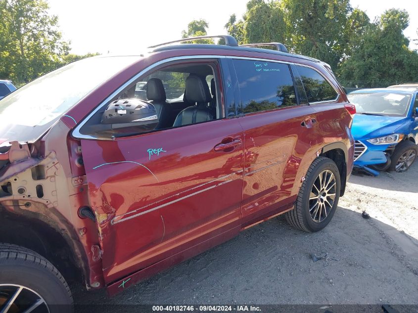 2018 Toyota Highlander Se VIN: 5TDJZRFH0JS536277 Lot: 40182746