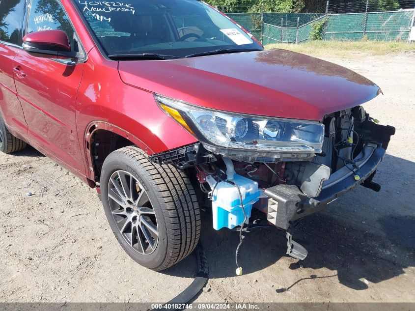 2018 Toyota Highlander Se VIN: 5TDJZRFH0JS536277 Lot: 40182746