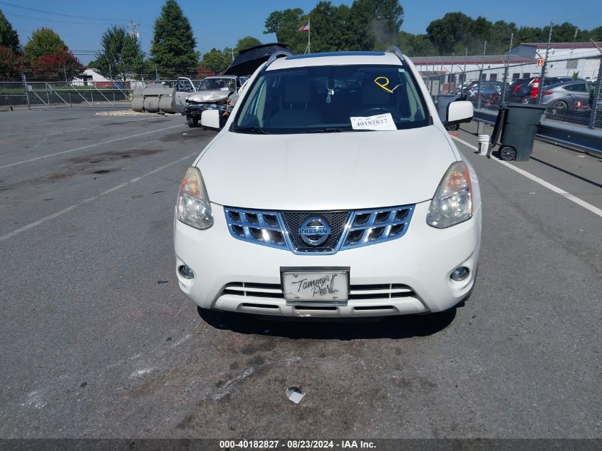 2013 Nissan Rogue Sv W/Sl Pkg VIN: JN8AS5MV4DW117198 Lot: 40182827