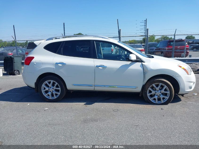 2013 Nissan Rogue Sv W/Sl Pkg VIN: JN8AS5MV4DW117198 Lot: 40182827