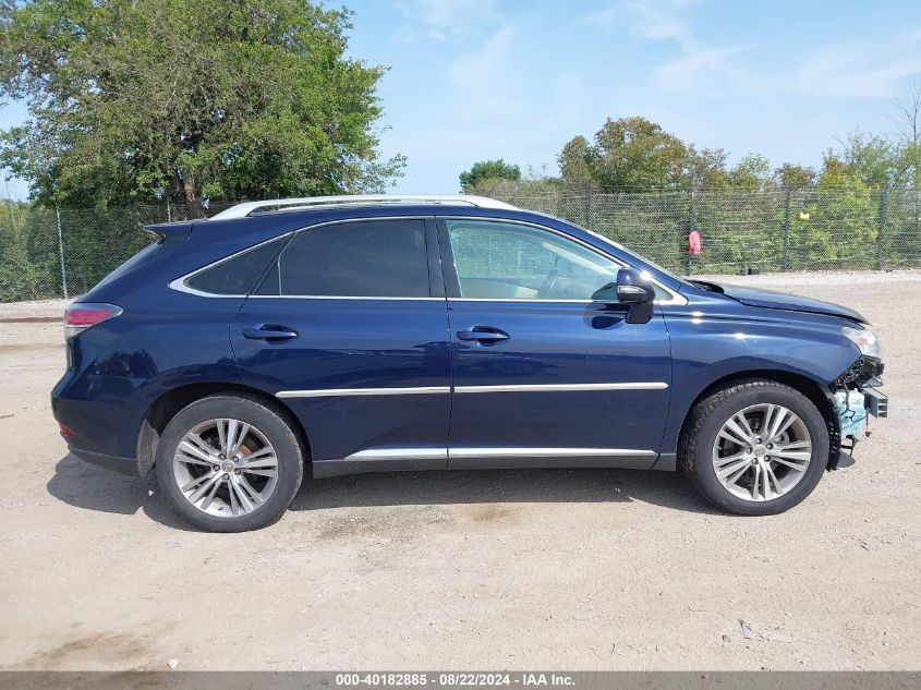 2015 Lexus Rx 350 VIN: 2T2BK1BA2FC261607 Lot: 40182885