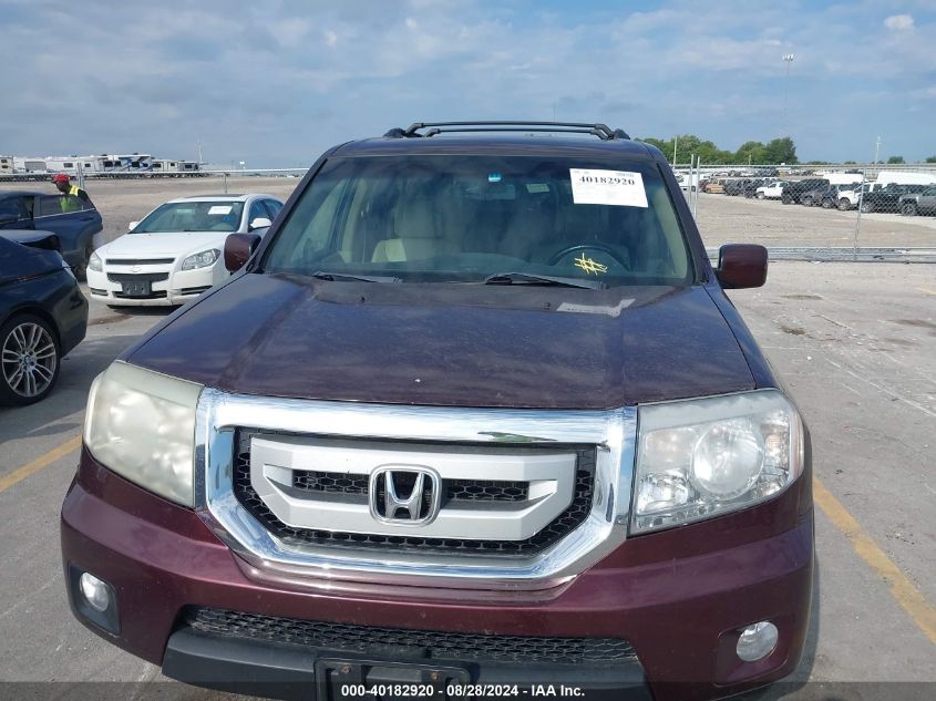 2010 Honda Pilot Ex-L VIN: 5FNYF4H54AB008484 Lot: 40182920
